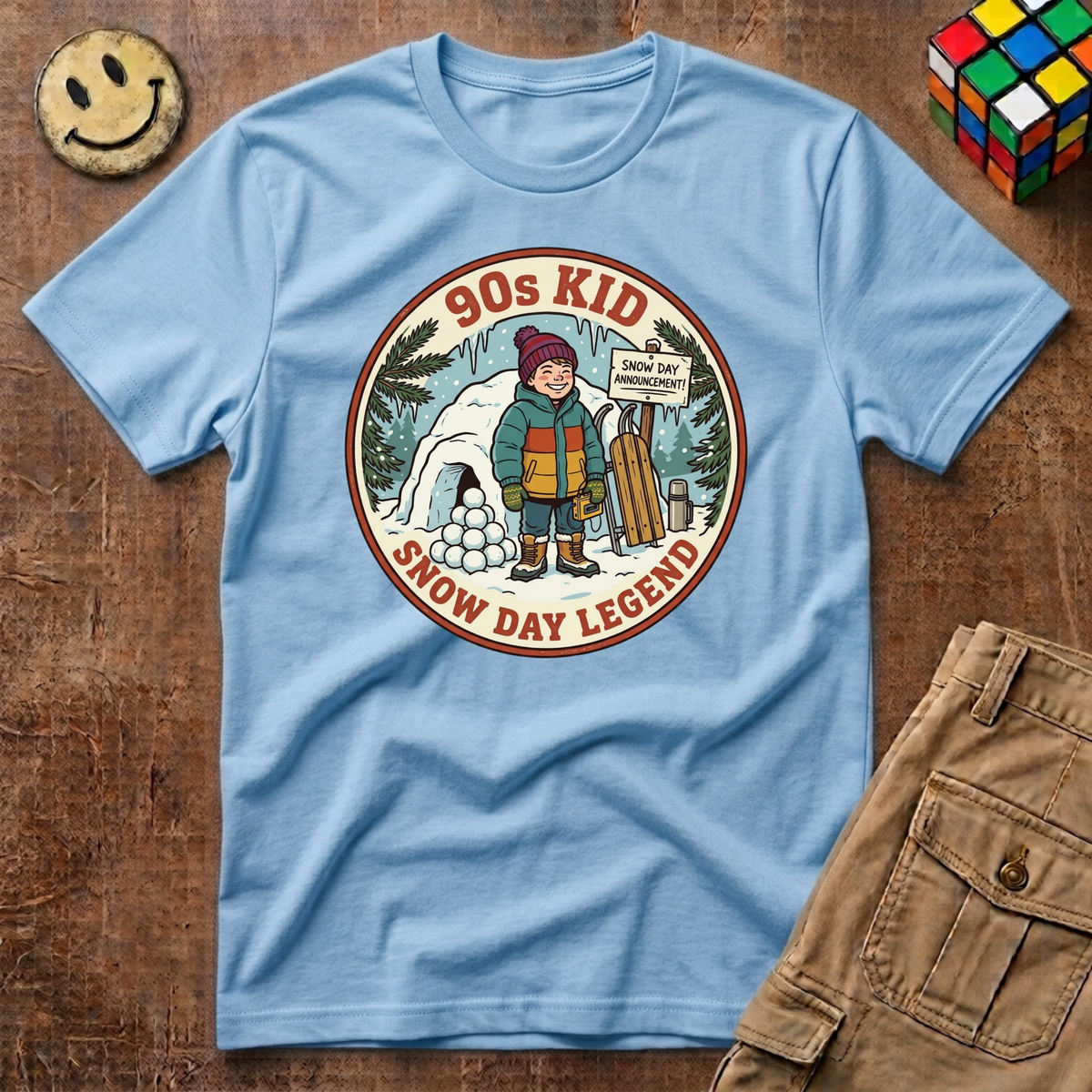 90s Kid Snow Day Legend T-Shirt