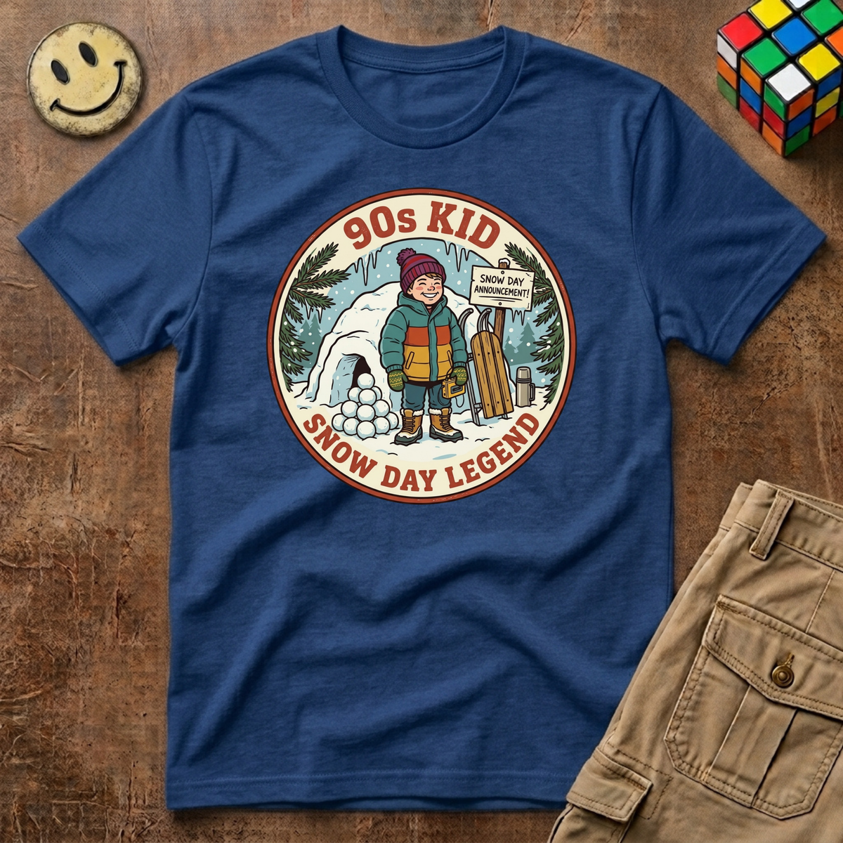 90s Kid Snow Day Legend T-Shirt