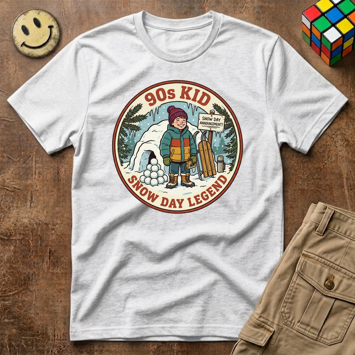 90s Kid Snow Day Legend T-Shirt