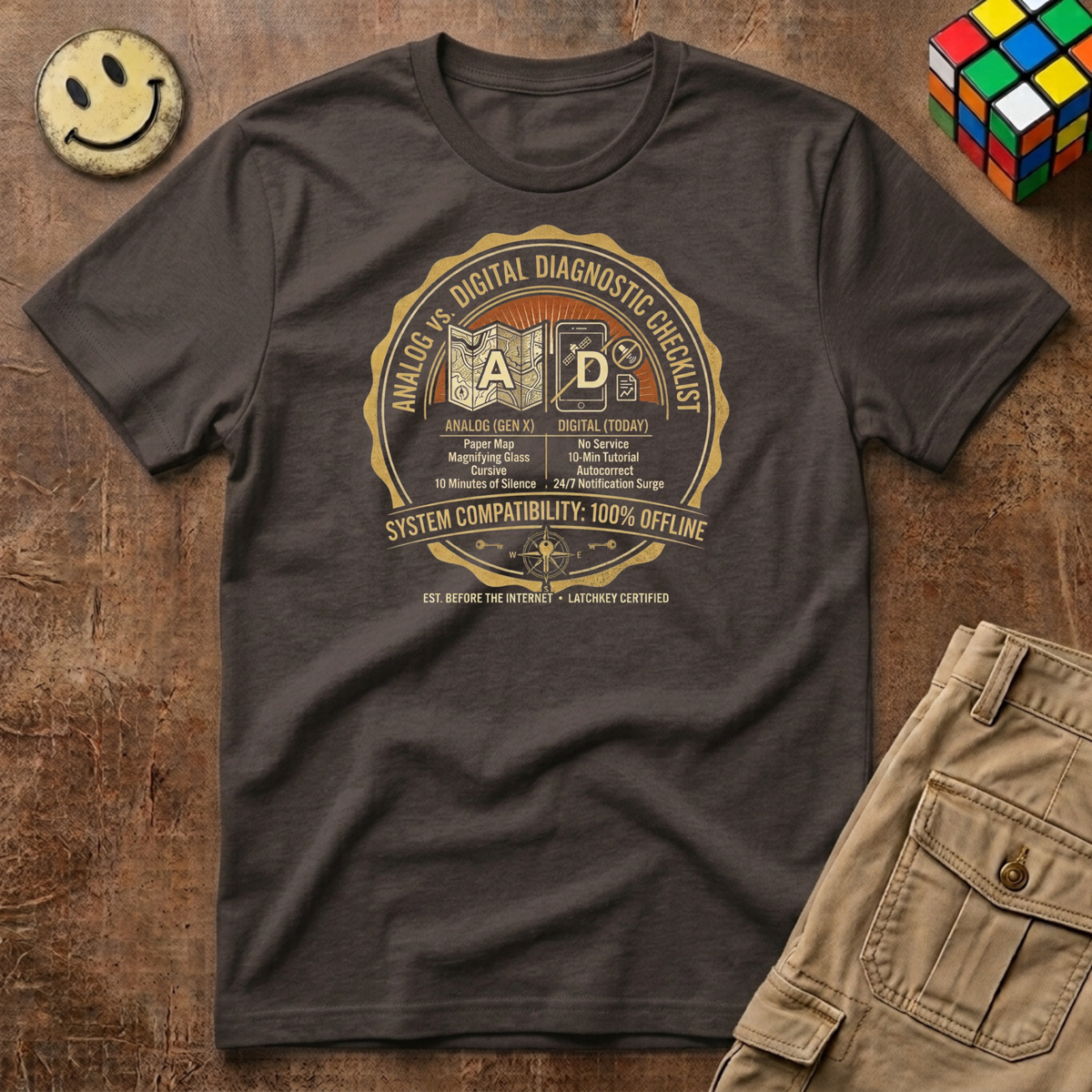 Analog vs Digital T-Shirt