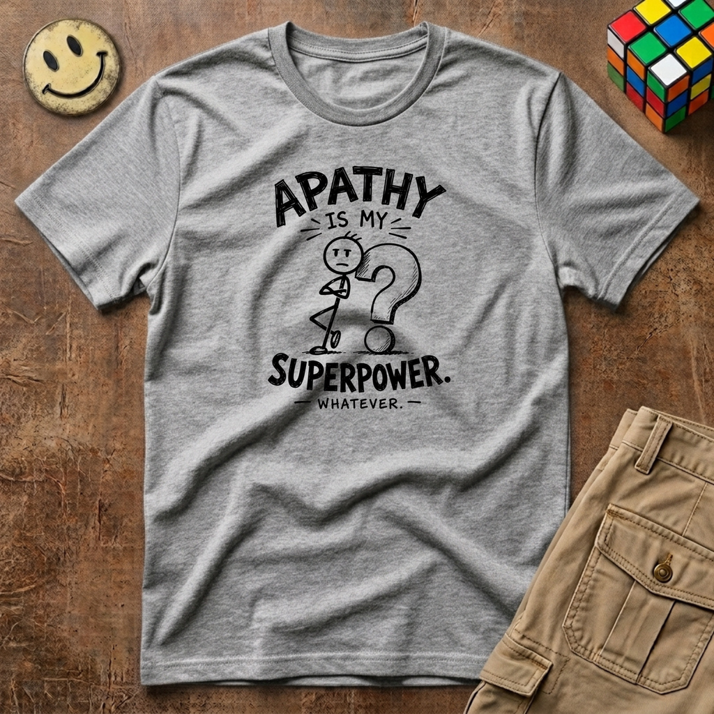 Apathy Is My Superpower T-Shirt
