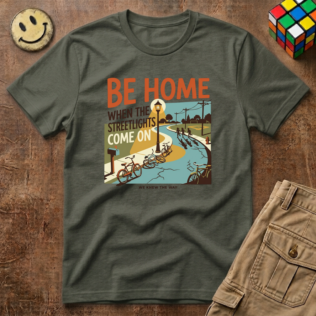 Be Home When Streetlights Come On T-Shirt