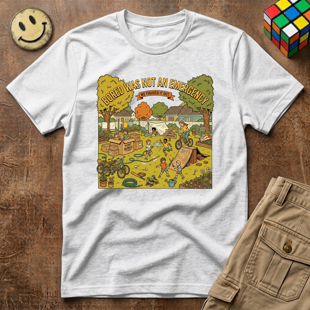 Bored Was Not An Emergency Backyard T-Shirt