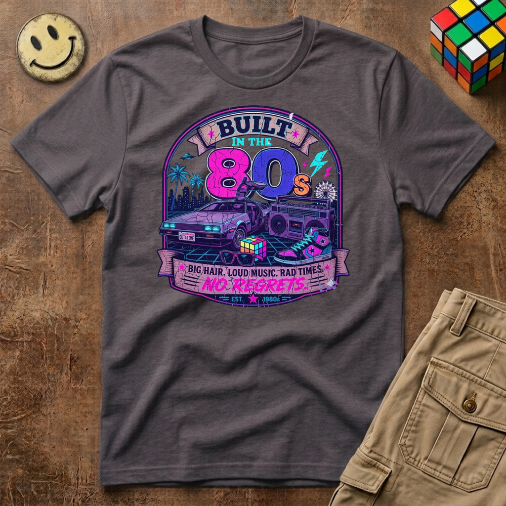 Built in the 80s neon T-Shirt