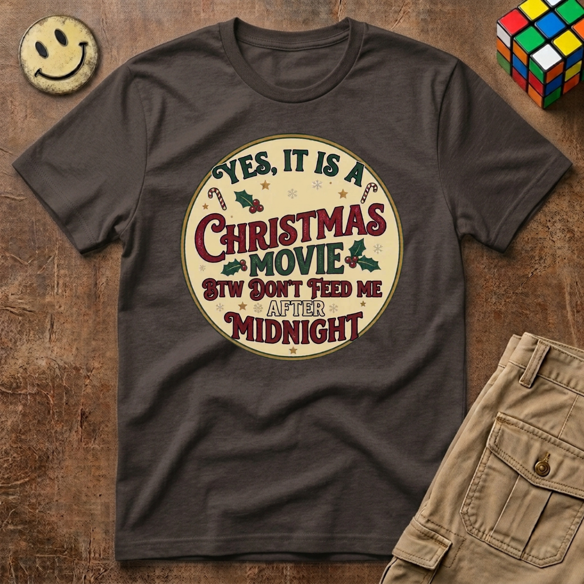 Christmas Movie Don't Feed Me After Midnight T-Shirt