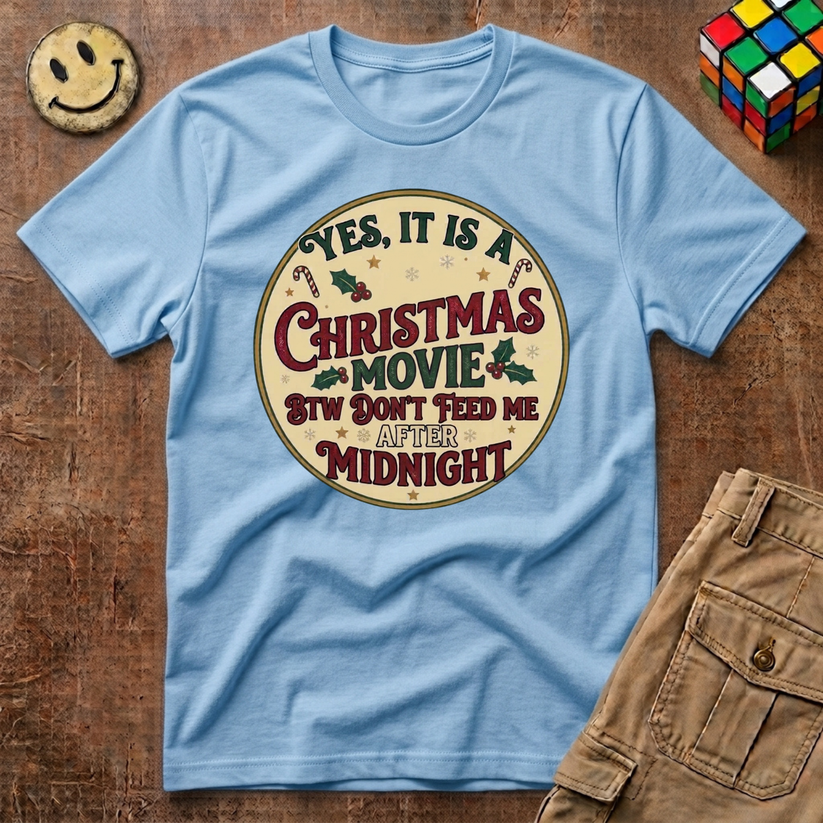 Christmas Movie Don't Feed Me After Midnight T-Shirt