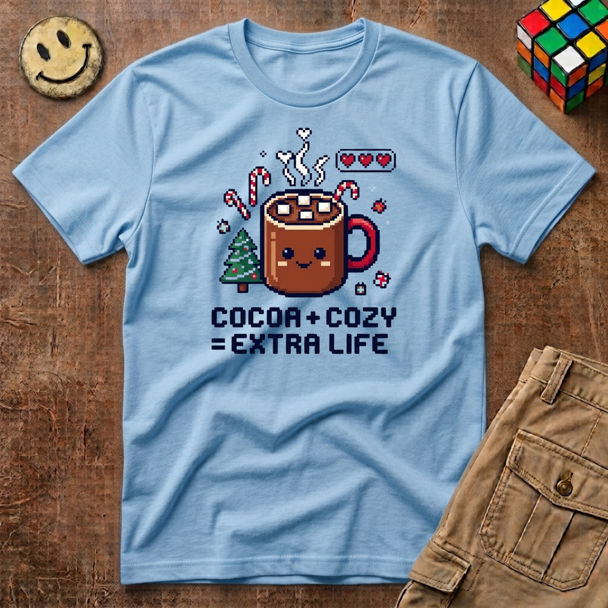 Cocoa + Cozy = Extra Life T-Shirt