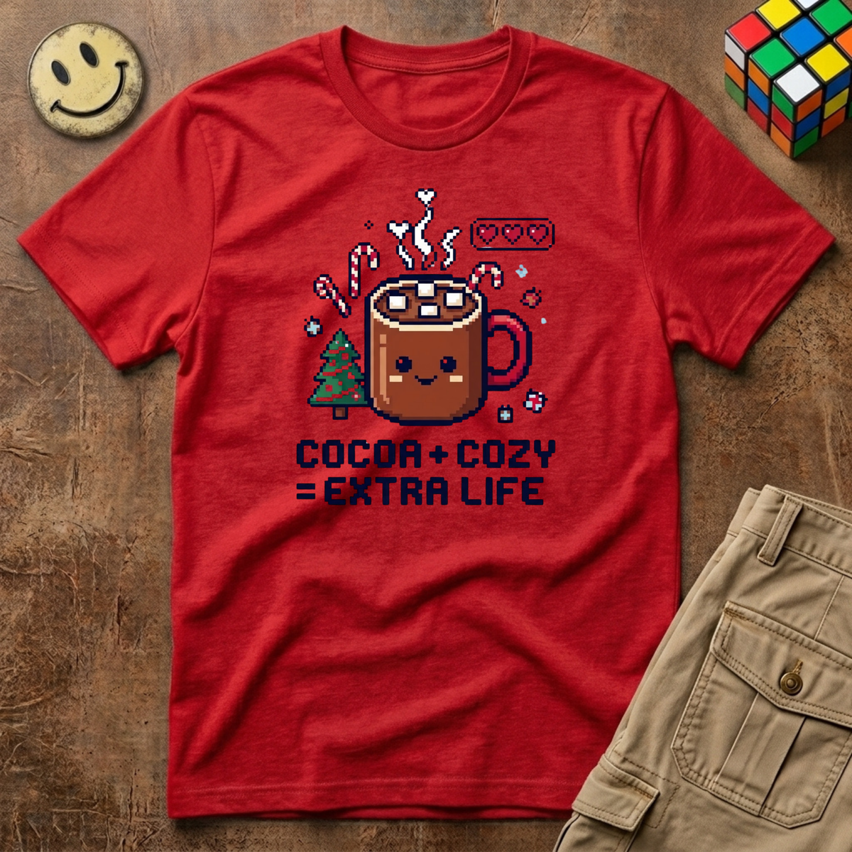 Cocoa + Cozy = Extra Life T-Shirt