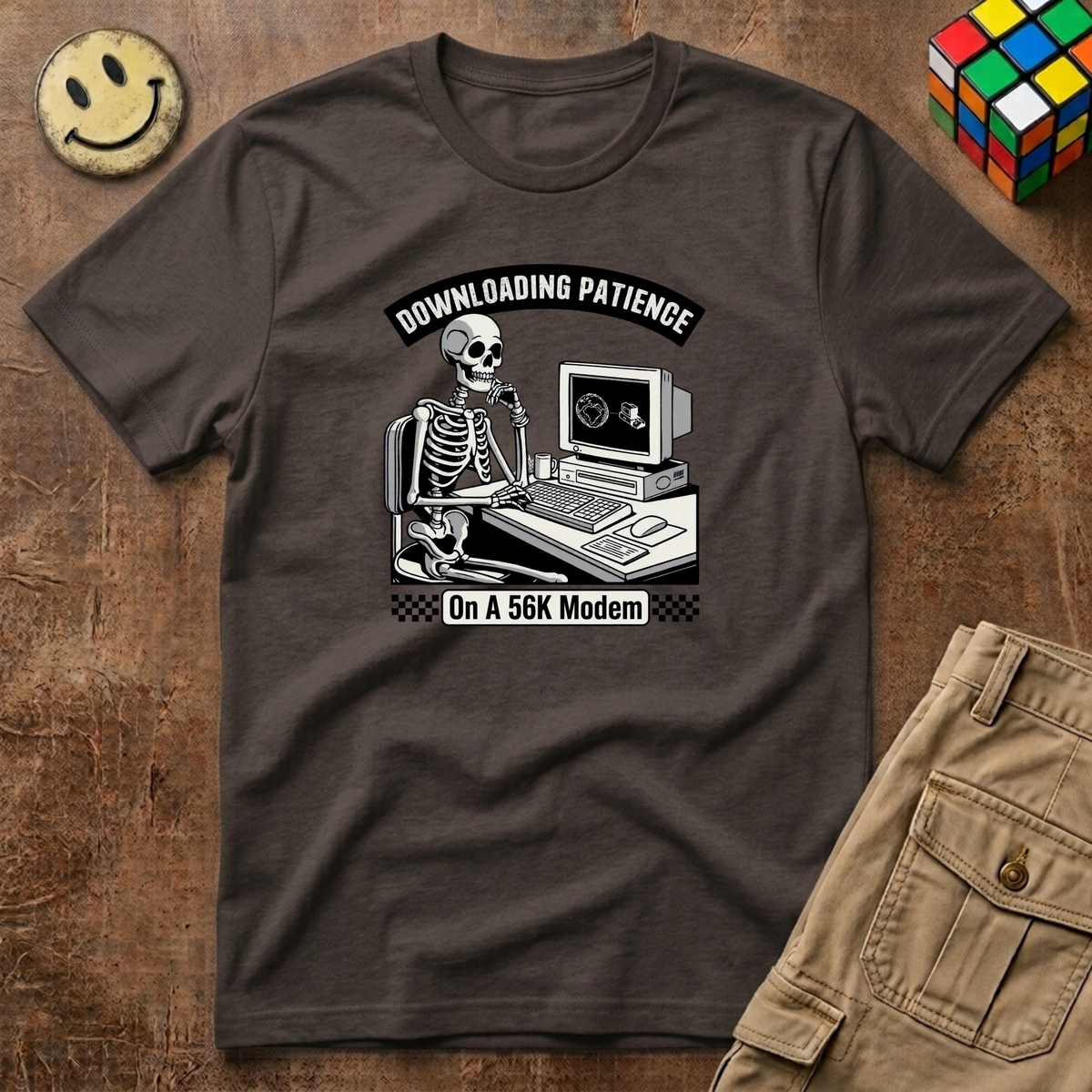 Downloading Patience T-Shirt