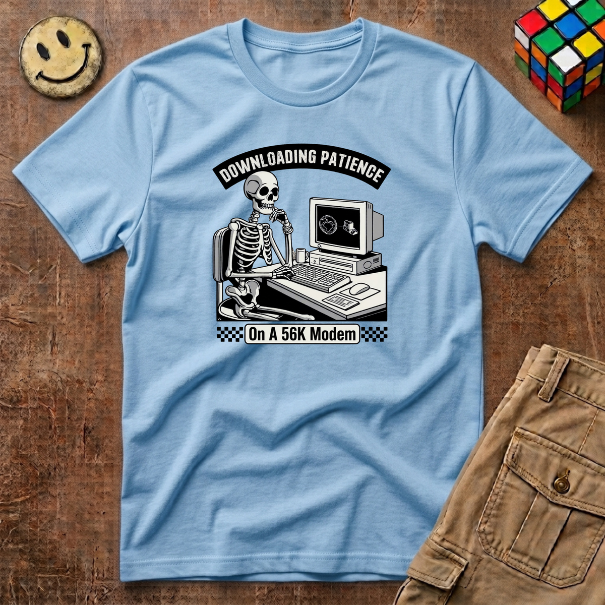 Downloading Patience T-Shirt