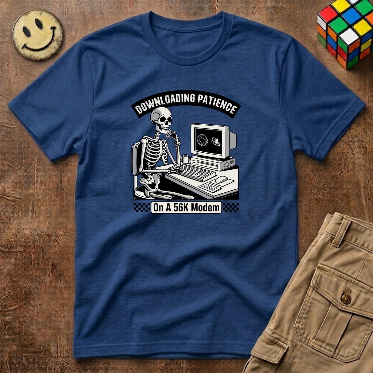 Downloading Patience T-Shirt