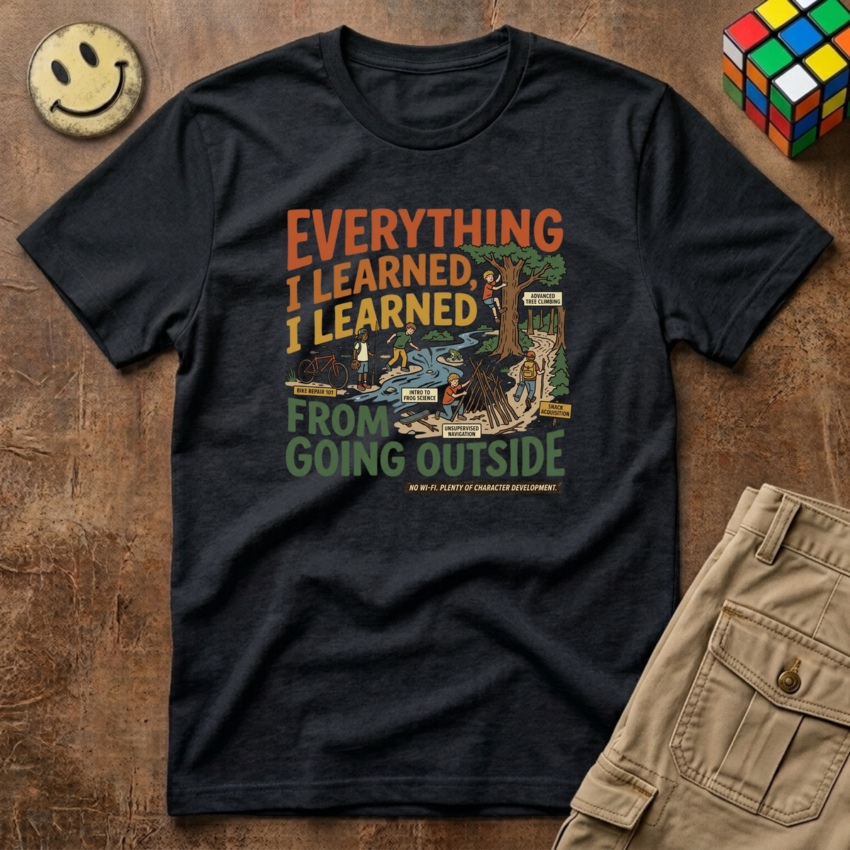 Everything I Learned Going Outside T-Shirt