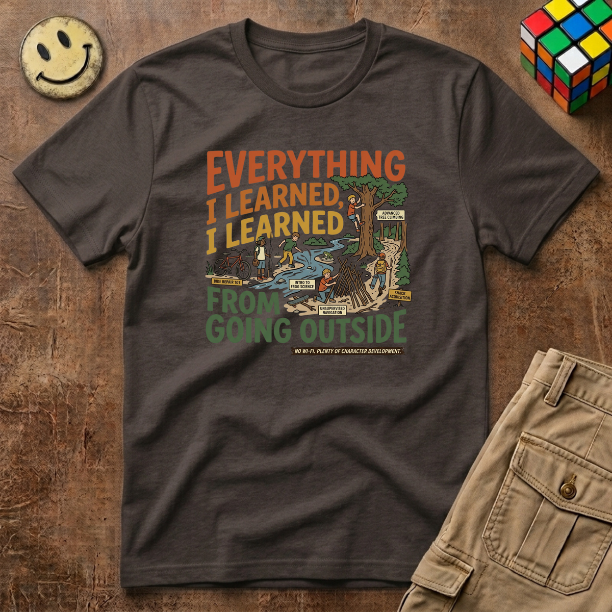 Everything I Learned Going Outside T-Shirt