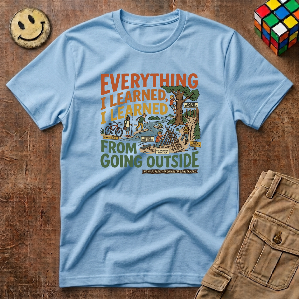 Everything I Learned Going Outside T-Shirt
