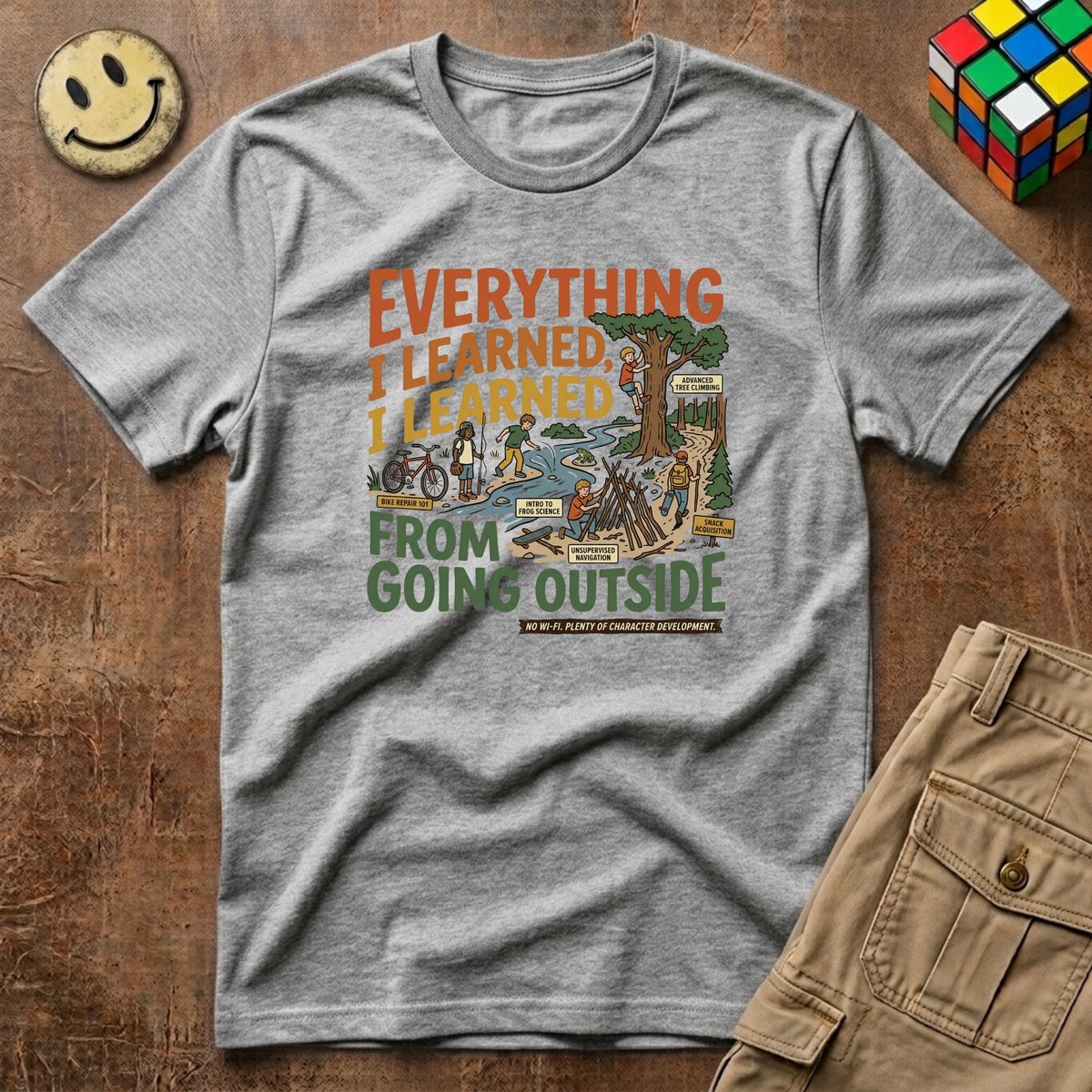 Everything I Learned Going Outside T-Shirt