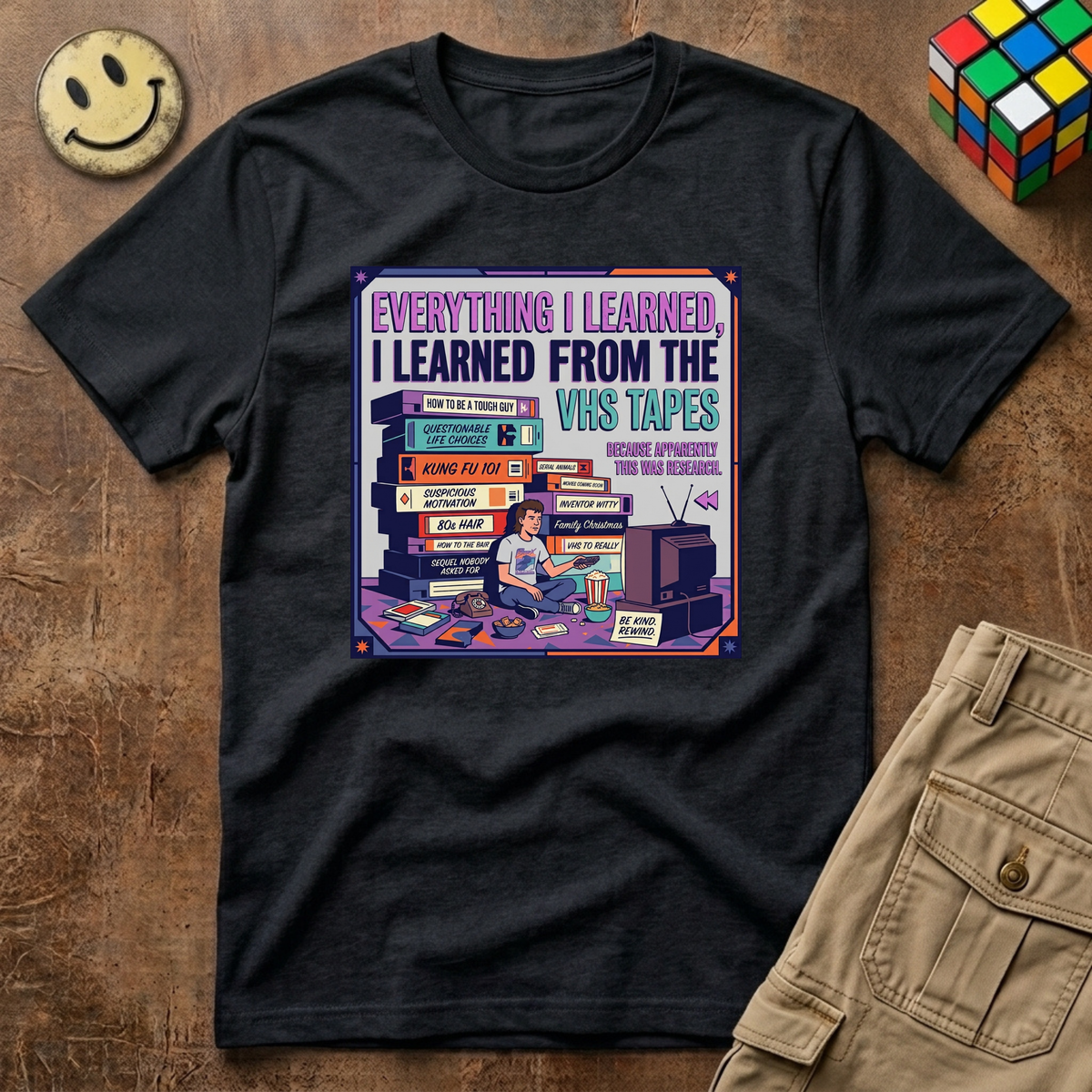 Everything I Learned VHS T-Shirt