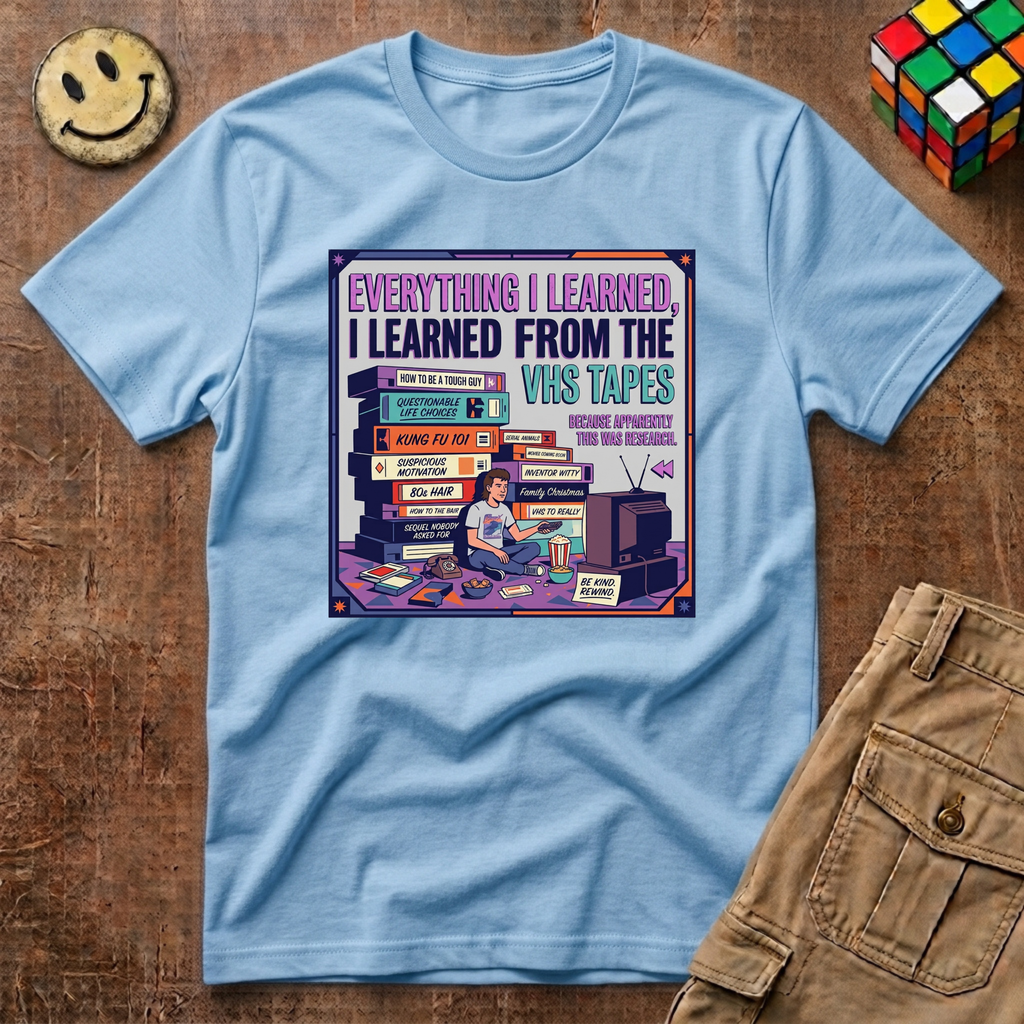 Everything I Learned VHS T-Shirt