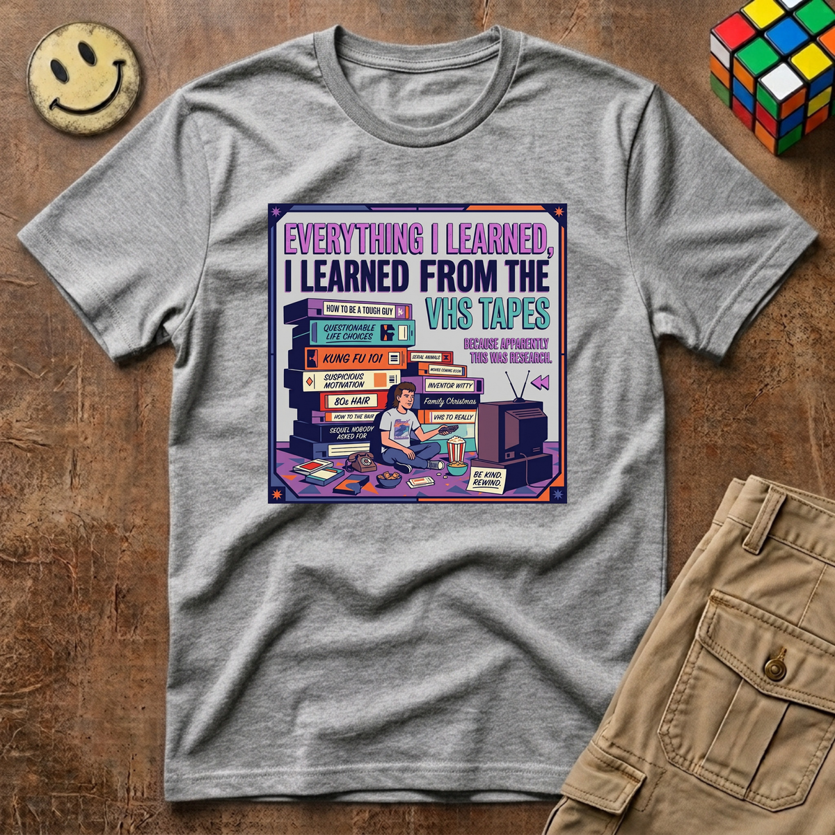 Everything I Learned VHS T-Shirt