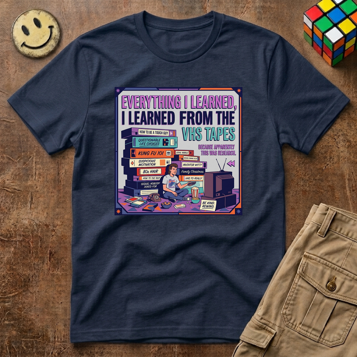 Everything I Learned VHS T-Shirt