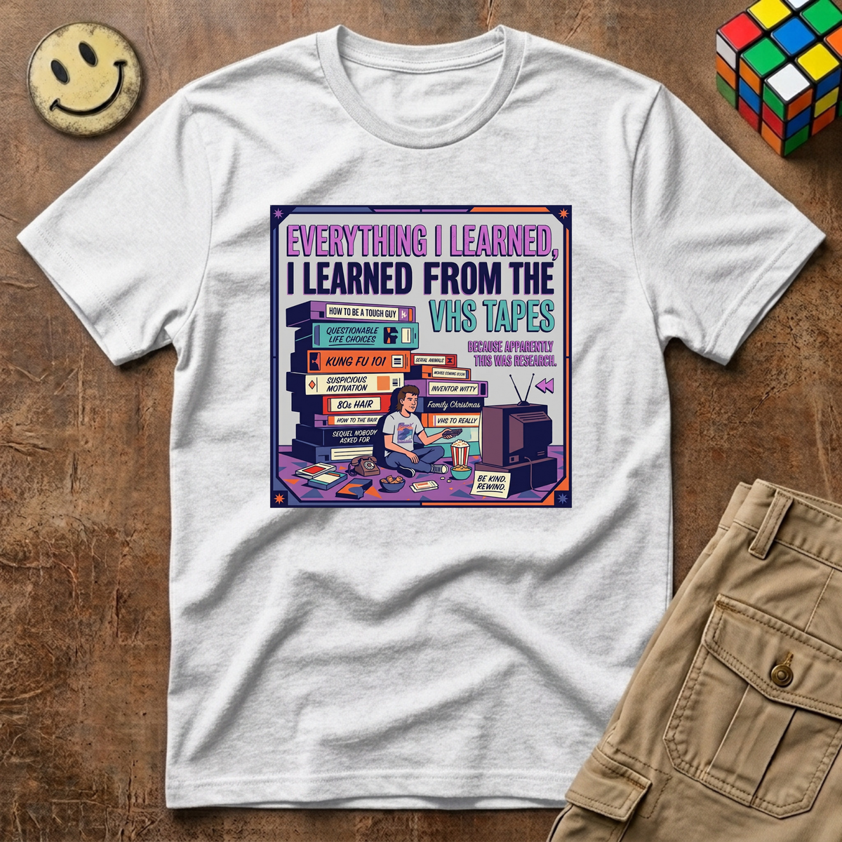 Everything I Learned VHS T-Shirt