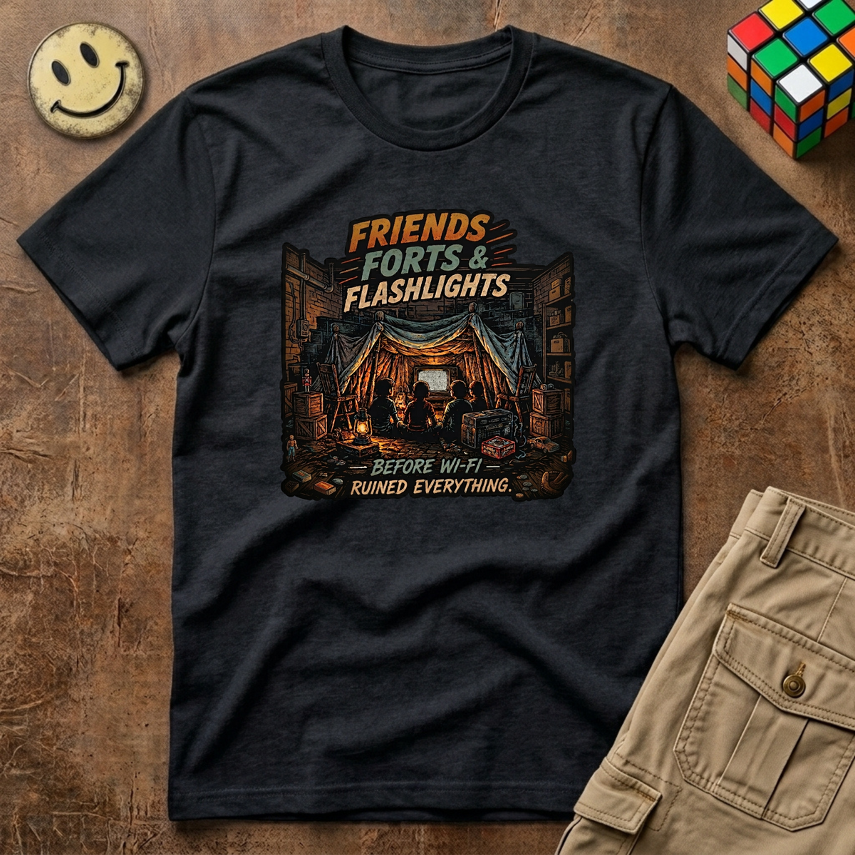 Friends Forts & Flashlights T-Shirt