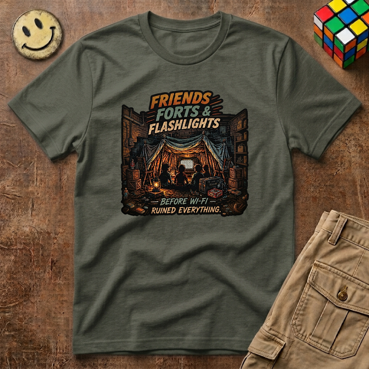 Friends Forts & Flashlights T-Shirt