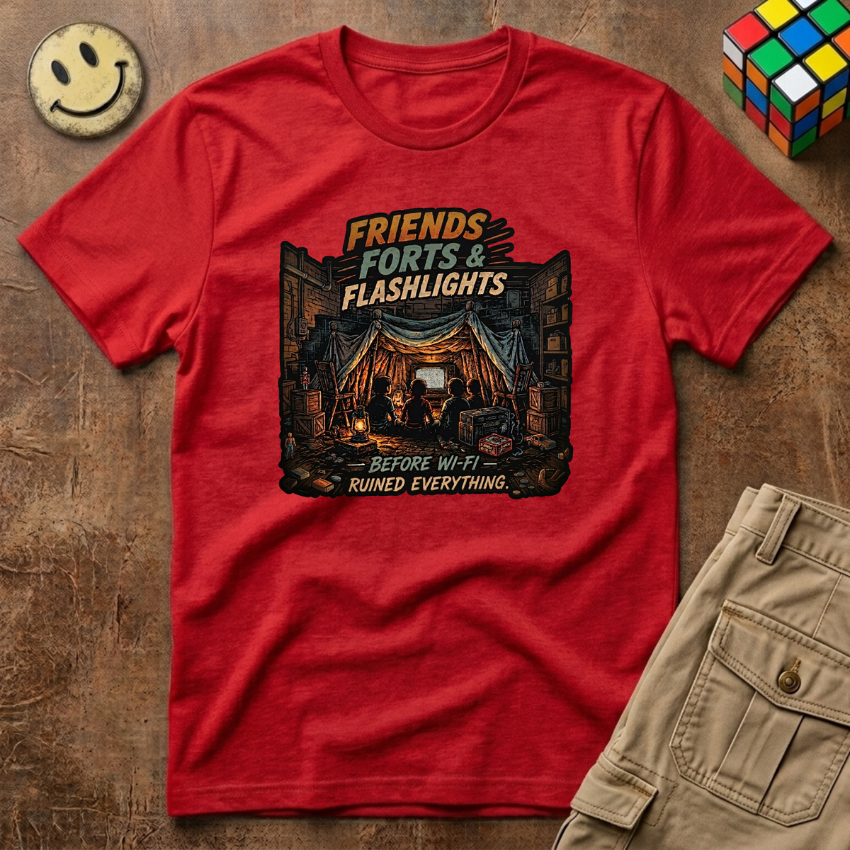 Friends Forts & Flashlights T-Shirt