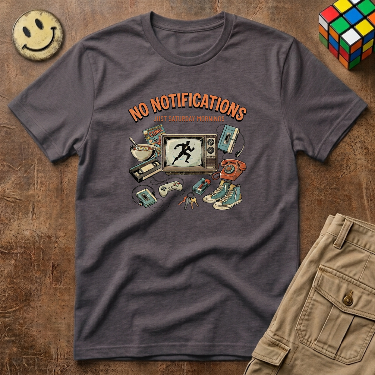 No Notifications Just Saturdays T-Shirt