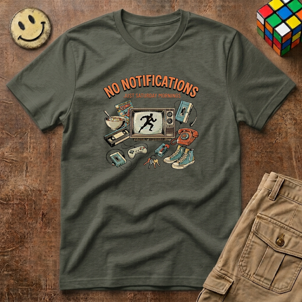 No Notifications Just Saturdays T-Shirt