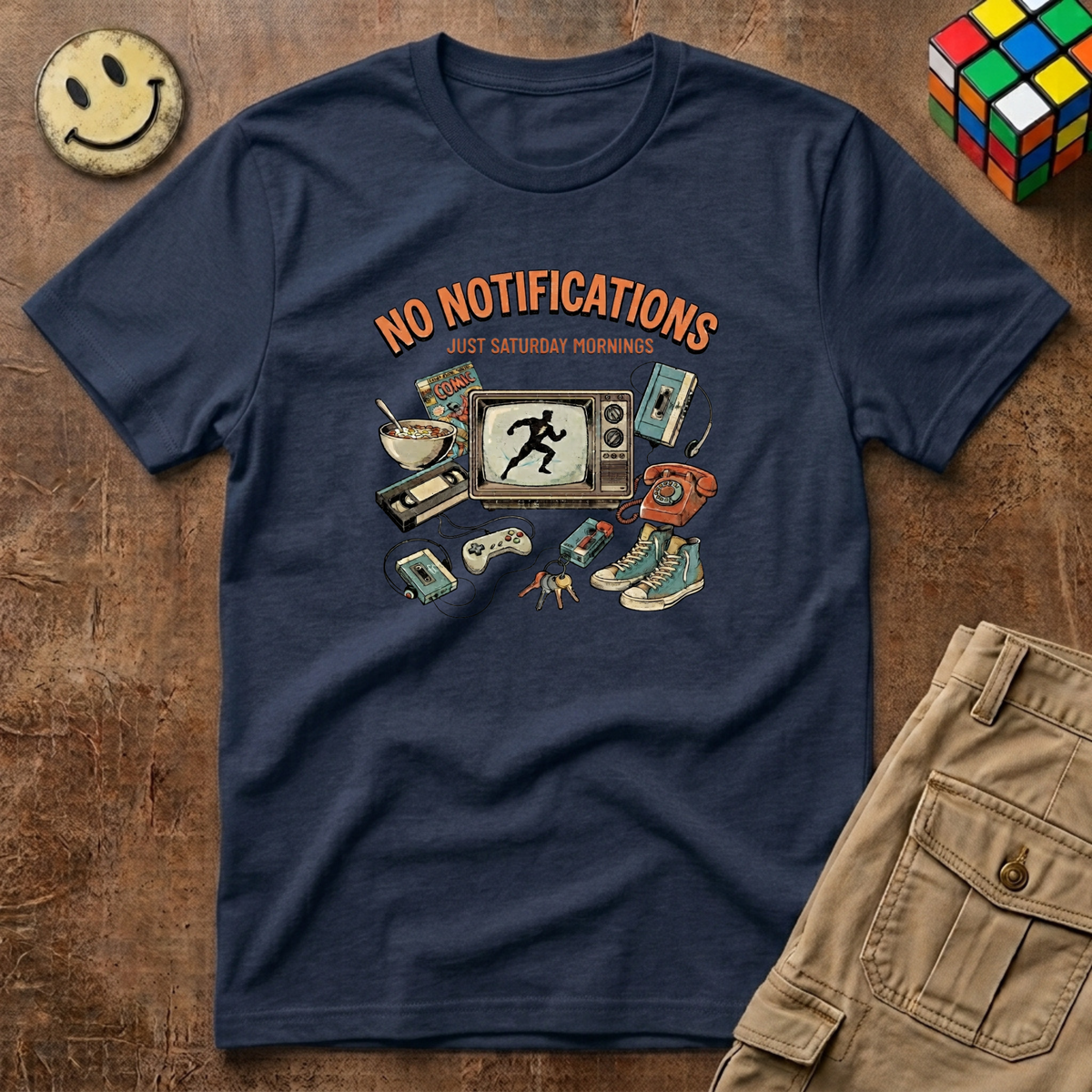 No Notifications Just Saturdays T-Shirt