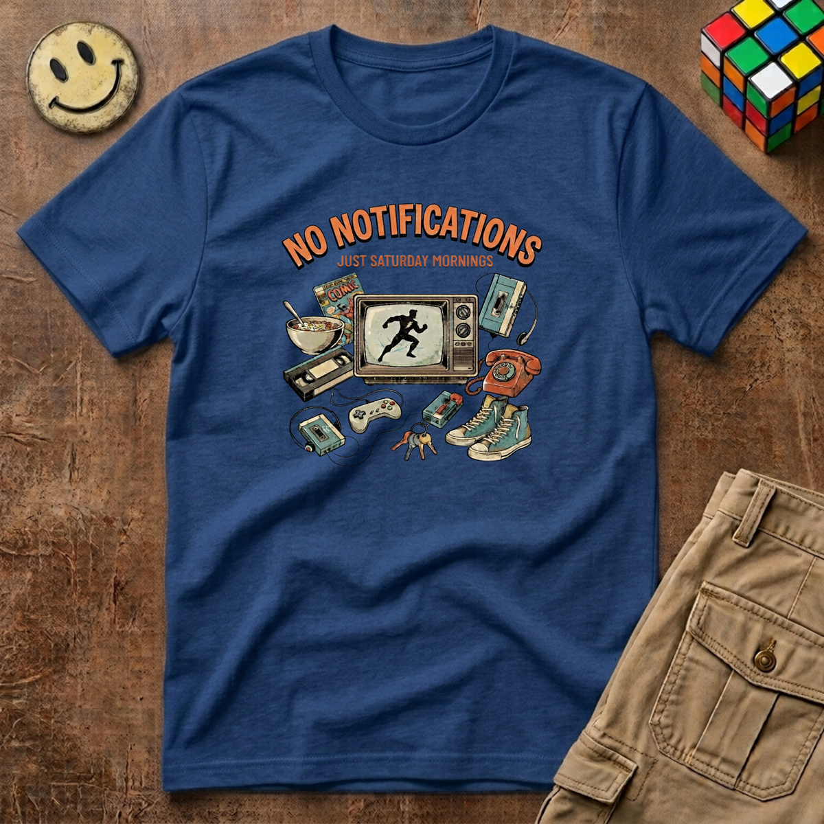 No Notifications Just Saturdays T-Shirt