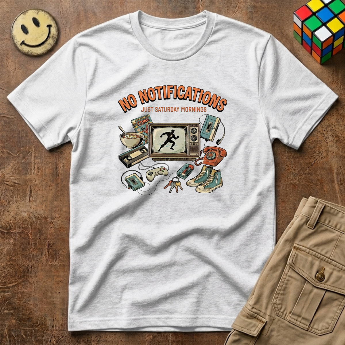 No Notifications Just Saturdays T-Shirt